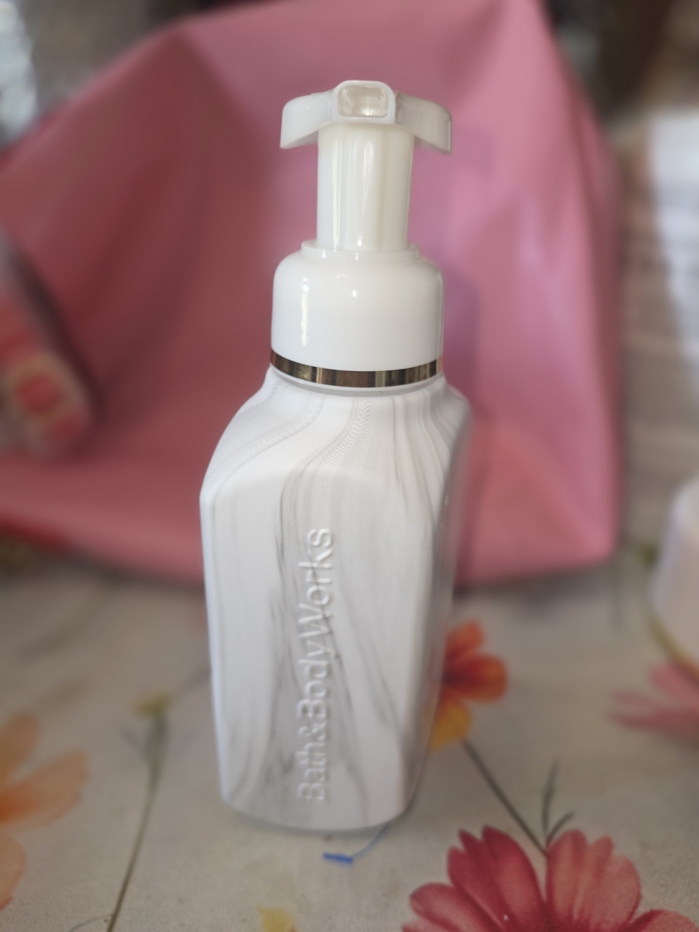 Bath & Body Works White Foaming Hand Soap Bottle